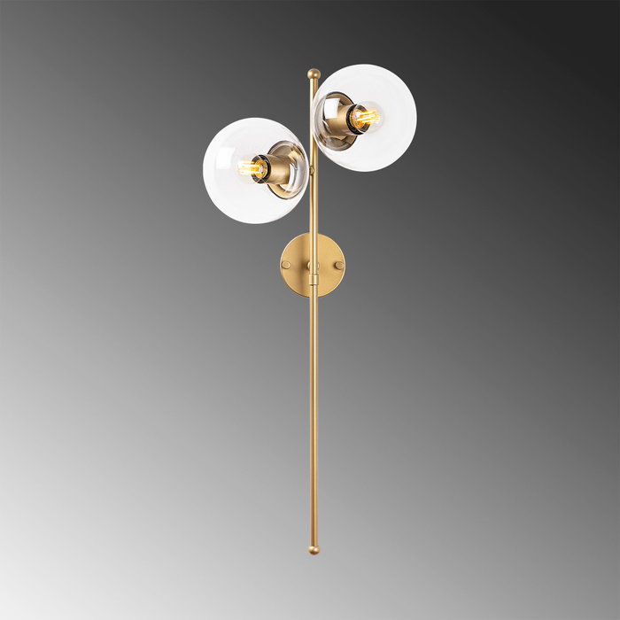 Opviq Fazli - 10405 Lámpara de pared Oro brillante